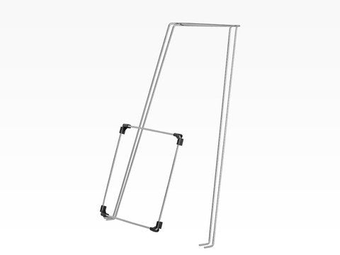 Bag Holder Stand for 39-45 Gallon Plastic & Paper Bags, 30" - For Garbage, Trash, Leaves, Lawn Yard