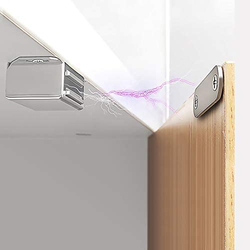 Mousike Cabinet Magnets Magnetic Door Catch Stainless Steel Door Magnet for Kitchen Bathroom Cupboard Wardrobe Closet Closures Cabinet Door Drawer Latch 20 lbs(20Pack)