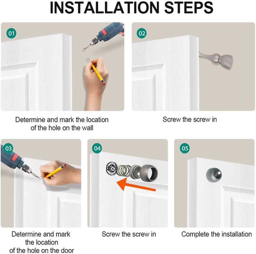 Magnetic Door Stop, Magnetic Door Catch, Door Holder, Door Stops, Wall Mounted, Floor Mounted, Door