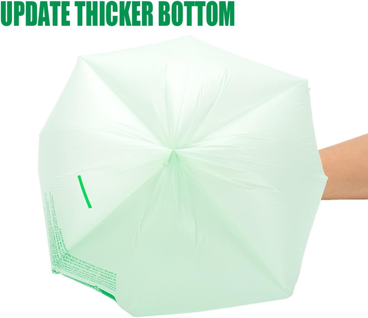 13 Gallon Compostable Trash Bags, 30 Count, Compost Bags Tall Kitchen Trash Bags with Handle, Sturdy Biodegradable Garbage Bags Food Scrap Waste Bags, ASTM D6400, US BPI Certified