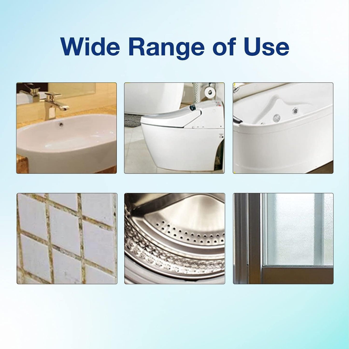 APULITO Household cleaner Gel for Bathroom Shower Kitchen Tile Sink Countertop 10 Fl Oz (Pack of 2)