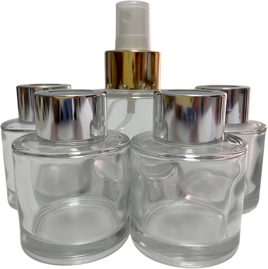 5 Pcs Reed Diffuser Bottle,50ml(1.7oz) Suitable for Household use,Reed Diffuser Base for Permanent