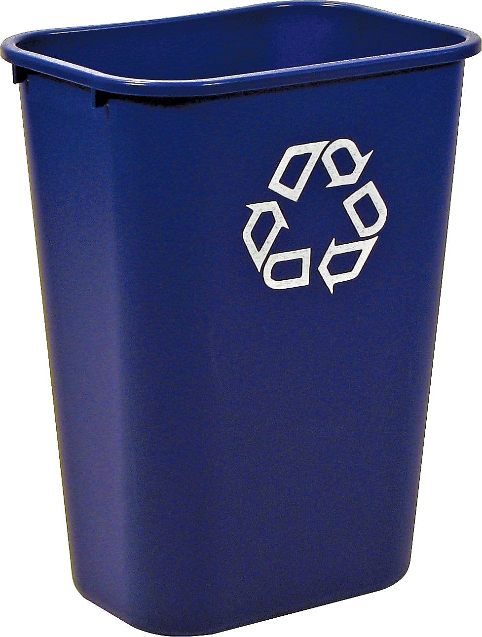 Rubbermaid Commercial Products Deskside Recycling Can, 10.25-Gallon/41-Quart, Blue Recycling