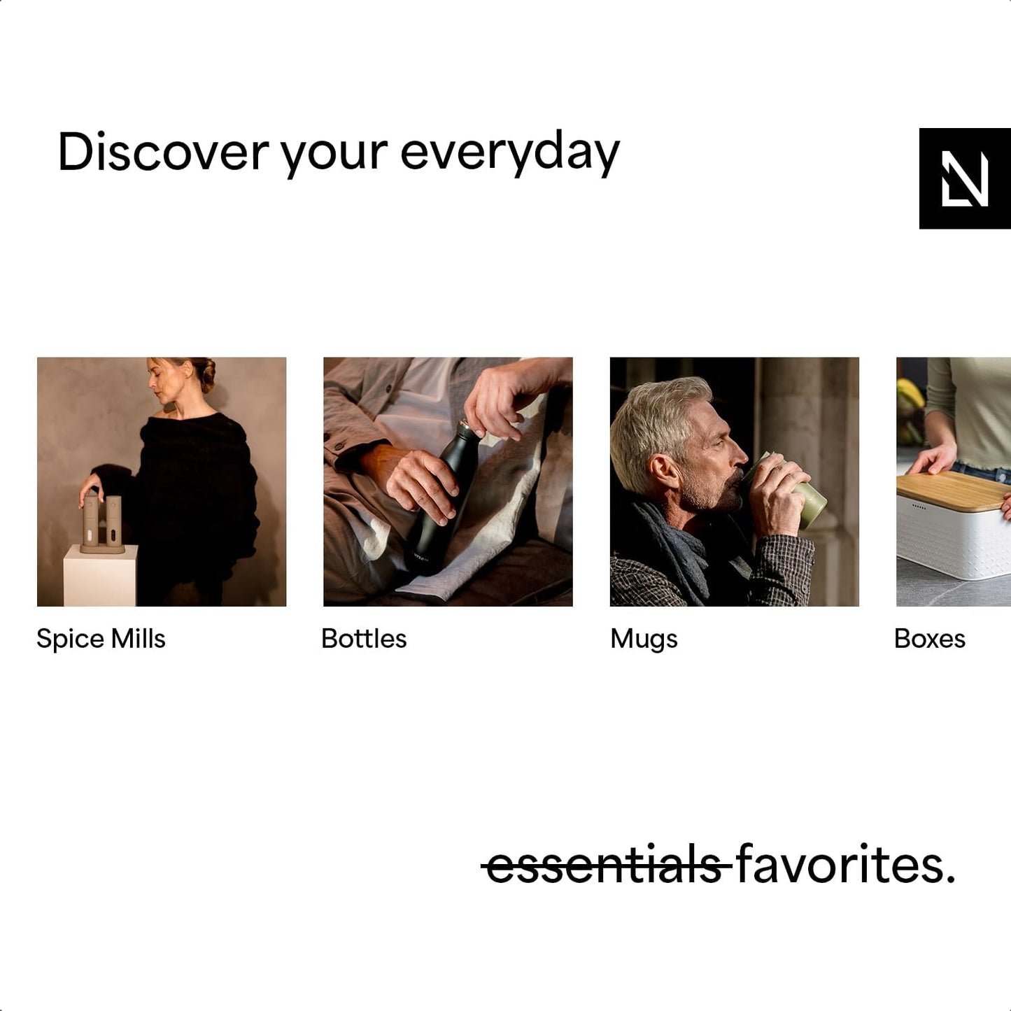 LARS NYSØM Stainless Steel Insulated Water Bottle 12oz 17oz 25oz 34oz 51oz | Insulated Thermo Flask for Hot and Cold Beverages | Leakproof Drinking Bottle (Midnight Blue, 33.9 oz)