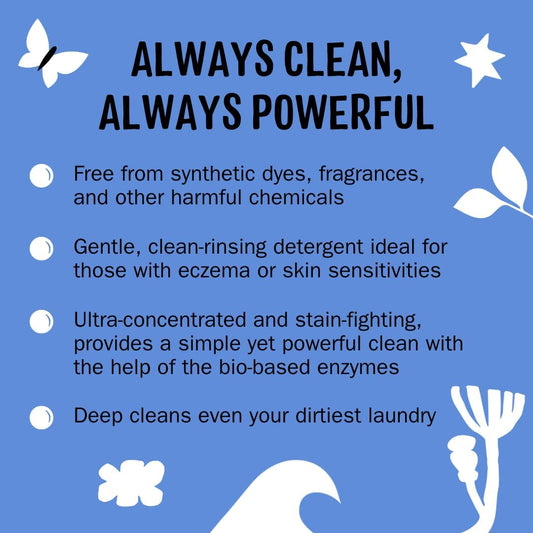 Molly's Suds Liquid Laundry Detergent | Clean Laundry Detergent Soap for Sensitive Skin | 2x