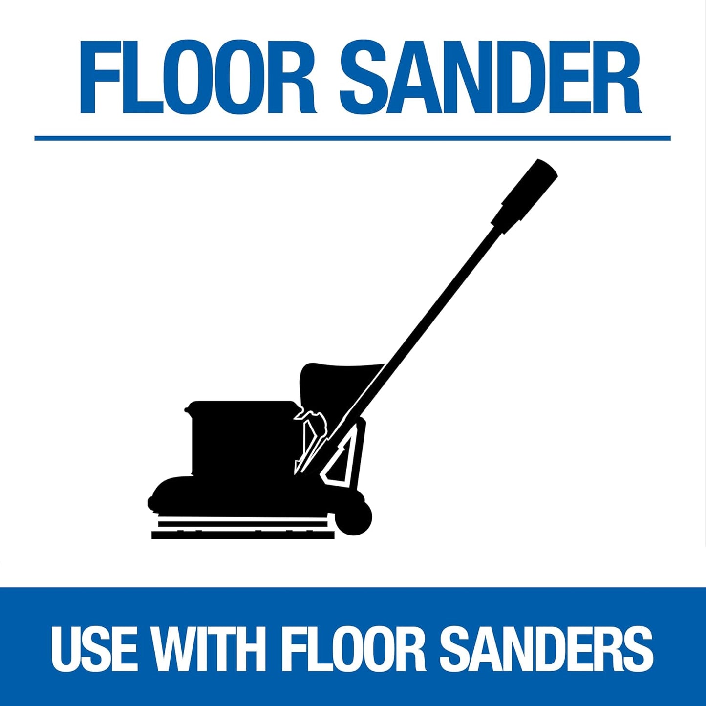 Floor Sanding Screen Disc, 10 Pack, 19", Grit 60