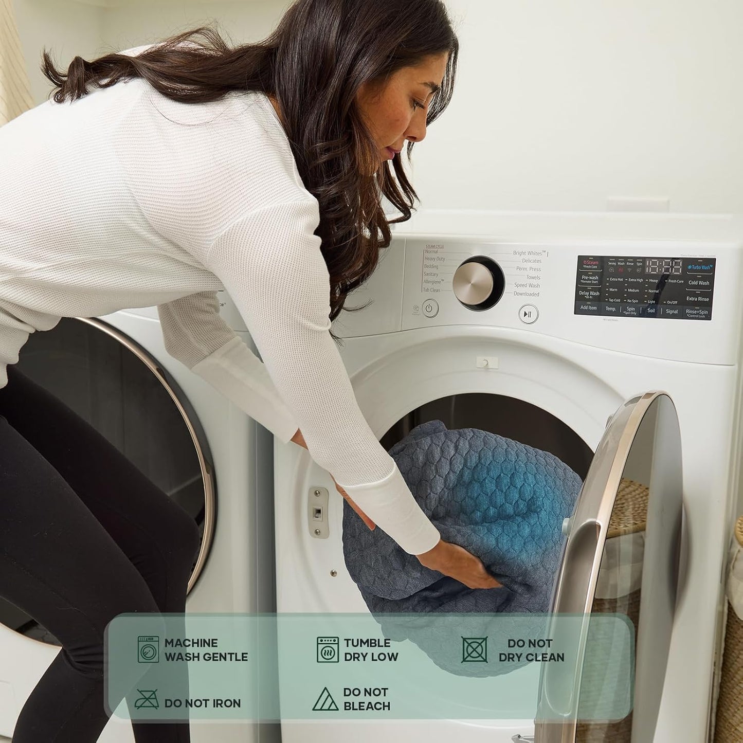 OhGeni 100% Waterproof Mattress Protector, Twin XL-Gray Size Mattress Pad, Fits 6"-20" Mattresses with Deep Pocket, Cooling, Breathable Fitted Sheets, Soft Bed Cover, Noiseless, Machine Washable