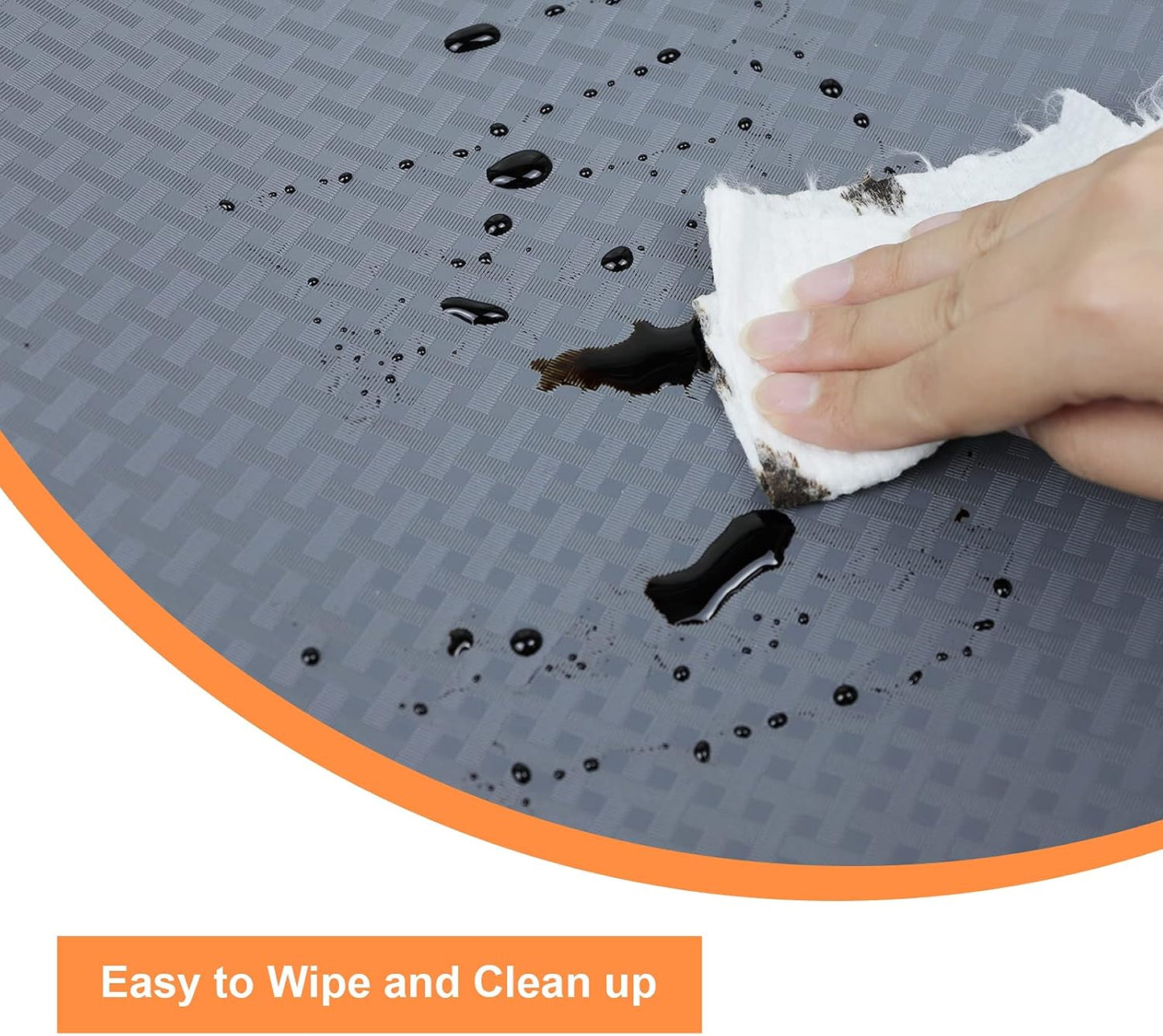 Shelf Liners for Kitchen Cabinets Non Adhesive Drawer Liner EVA Material Cupboard Mat Waterproof Refrigerator Mats Washable Fridge Liner for Cupboard and Desks Shelf Liner 23.6 x 236.2 Inches