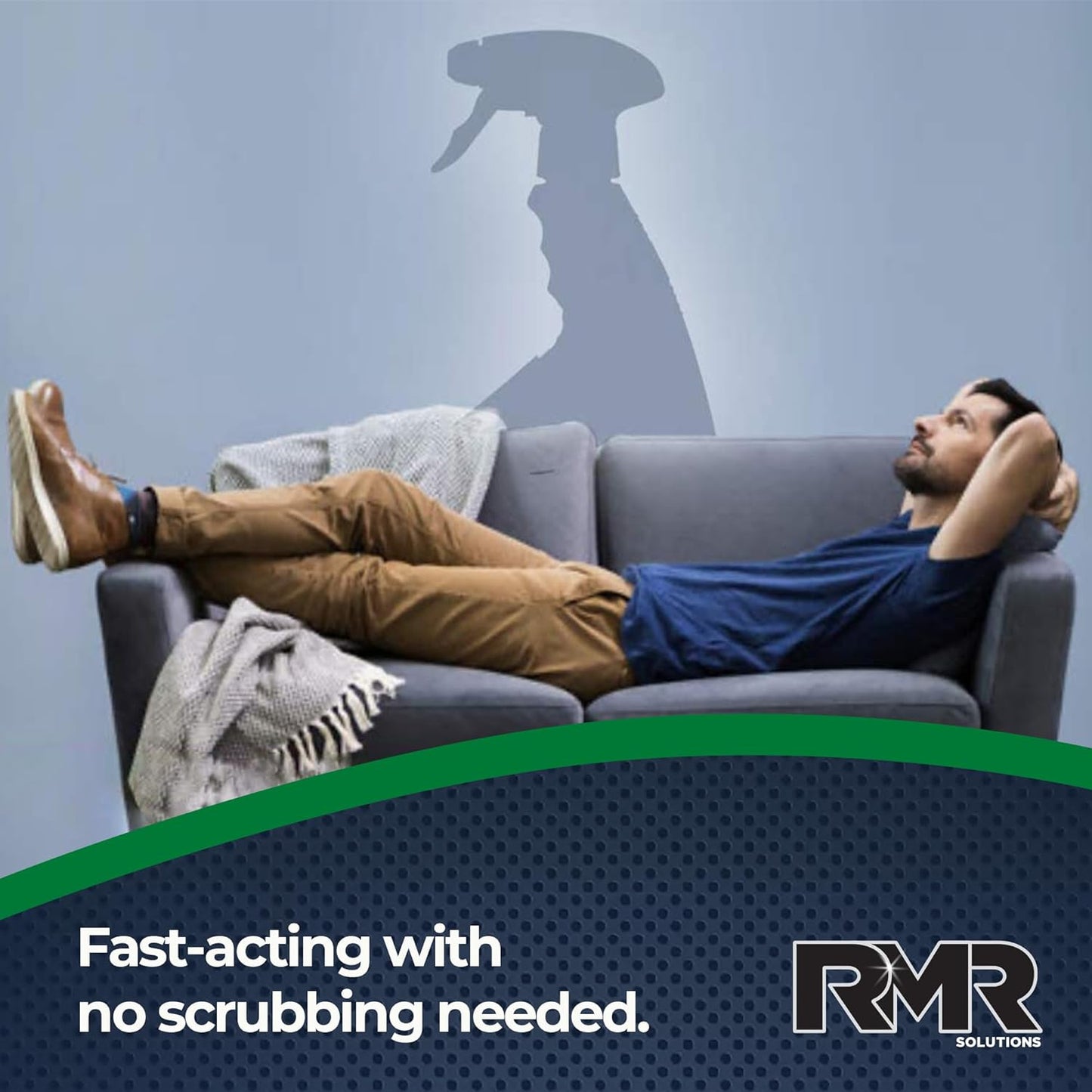 RMR-86 Instant Mold and Mildew Stain Remover Spray - Scrub Free Formula, 30 Fl Oz