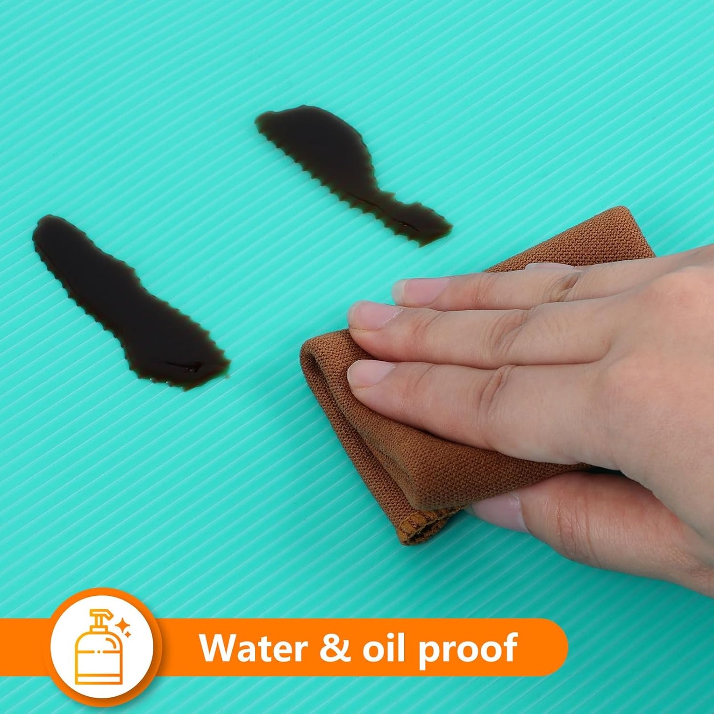 Shelf Liners for Kitchen Cabinets Drawer Liner Non Adhesive Cupboard Mat EVA Material Waterproof Refrigerator Mats Washable Fridge Liner for Cupboard and Desks Liner Blue 11.8 x 236.2 Inches