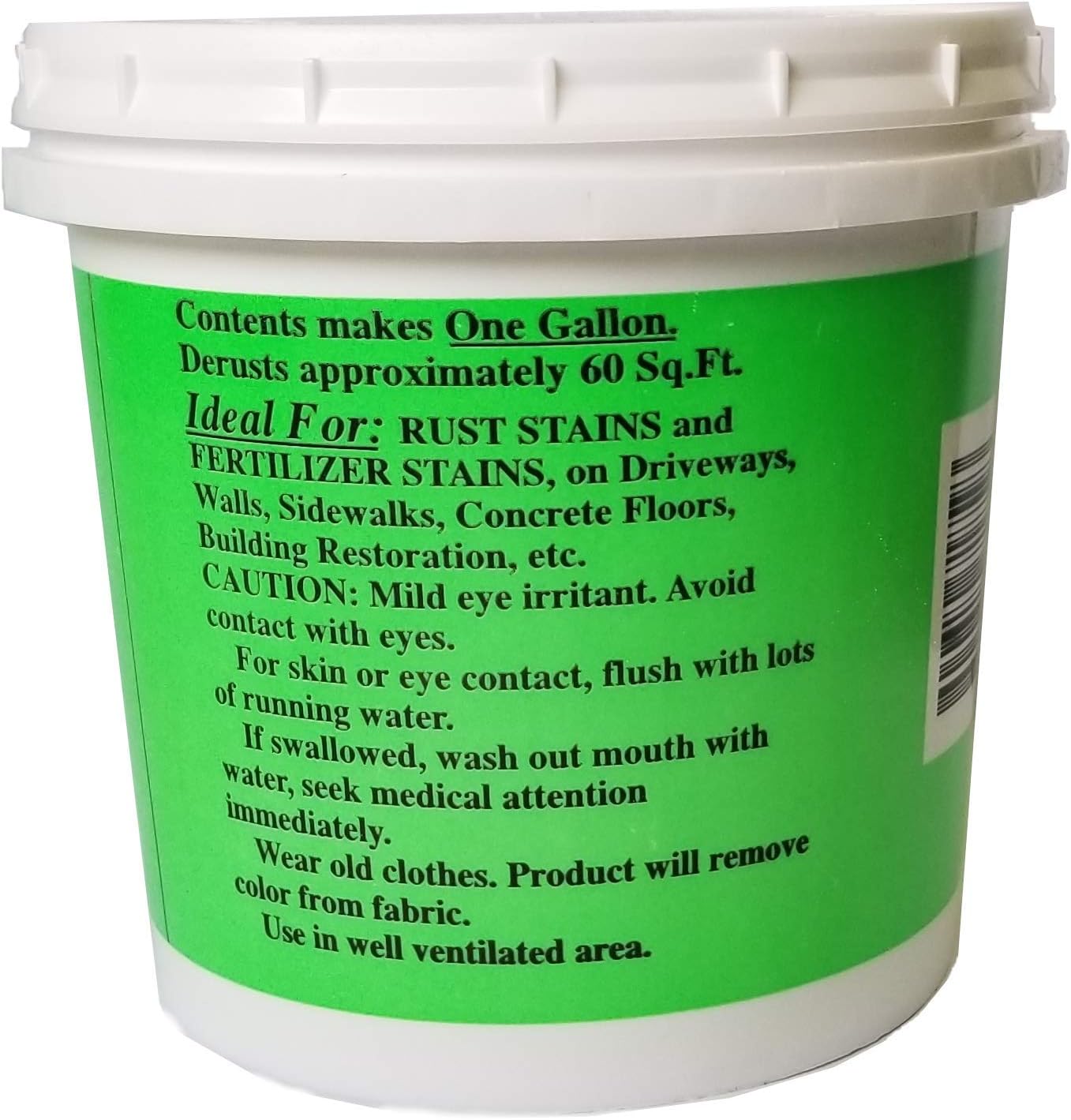 Rust Remover for Concrete (Case of 8 Makes 8 gallons)