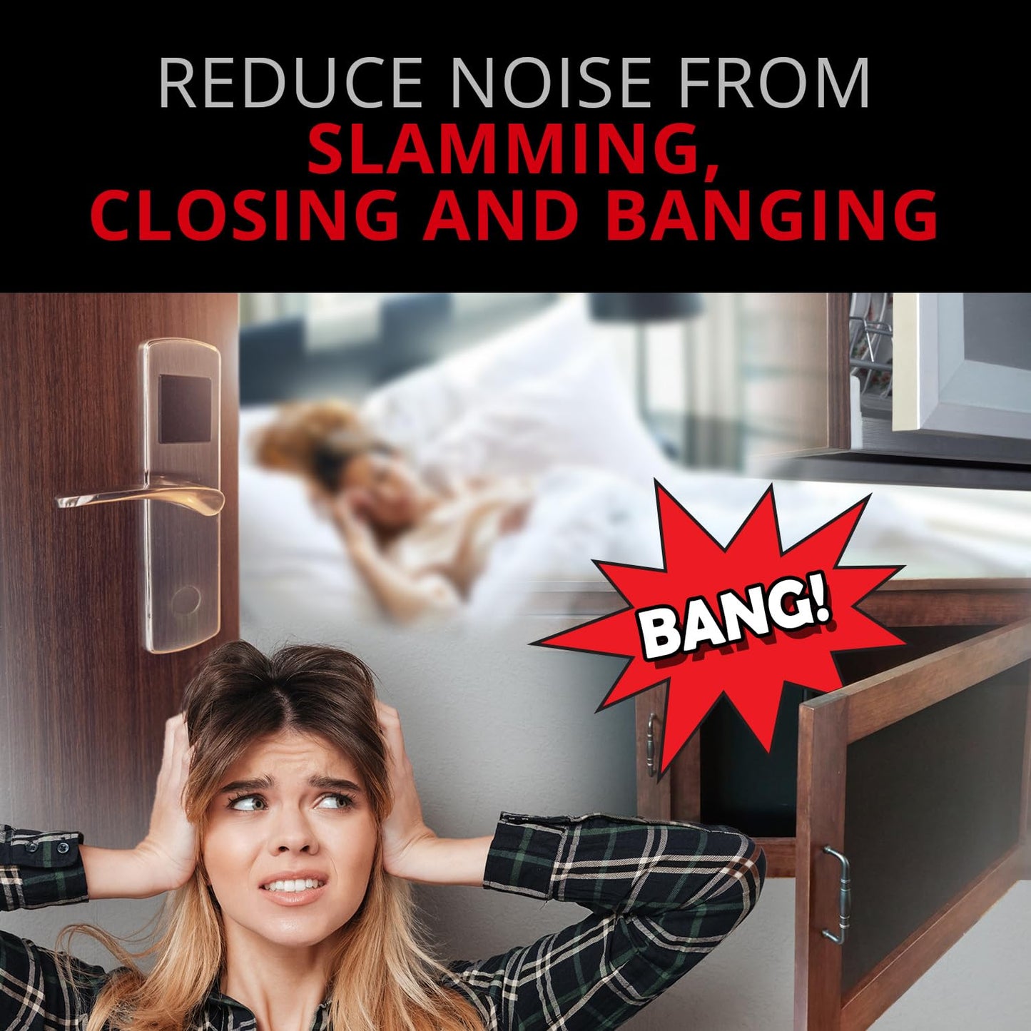 X-Protector Cabinet Door Bumpers 100 PCS – 1/2" Silicone Clear Bumpers – Ideal Cabinet Bumpers – Self-Adhesive Thick Door Silencer – Bumper Pads to Protect Glass & Other Surfaces!