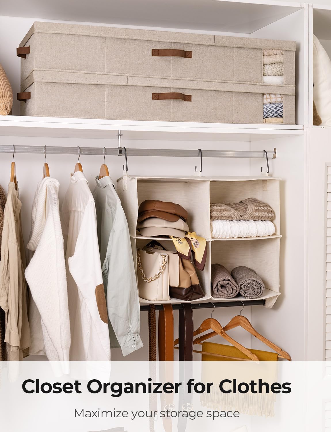 StorageWorks 2-Pack Jumbo Under Bed Storage Bins with Lids, Underbed Storage Containers with Handles and Label Holder, Closet Organizer for Clothes, Blankets, Sweater