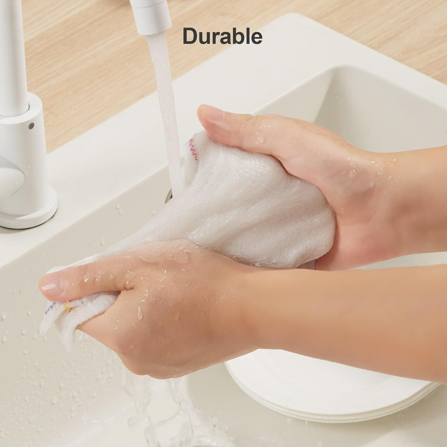 JOYMOOP Cleaning Cloths, Reusable Multi-Purpose Cleaning Rags, Highly Absorbent Kitchen Dish Towels, Quick Drying, Counters & Washing Dishes,11" x11" - 2pcs