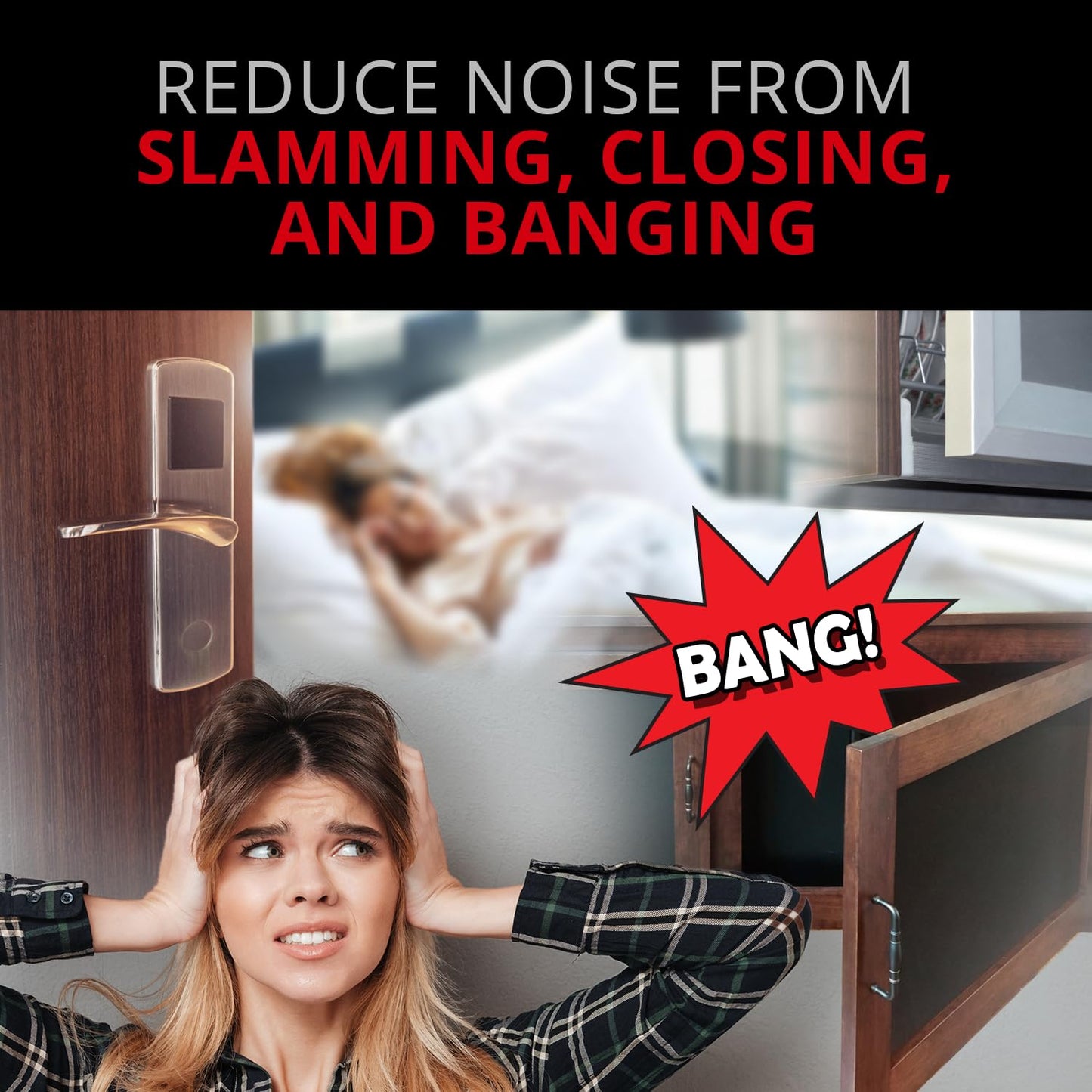 X-Protector Cabinet Door Bumpers 128 PCS – 1/2" Silicone Clear Bumpers – Ideal Cabinet Bumpers – Self-Adhesive Thick Door Silencer – Bumper Pads to Protect Glass & Other Surfaces!