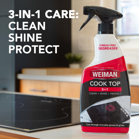 Weiman stovetop and stainless steel cleaner kit, two 22 oz bottles – view 2