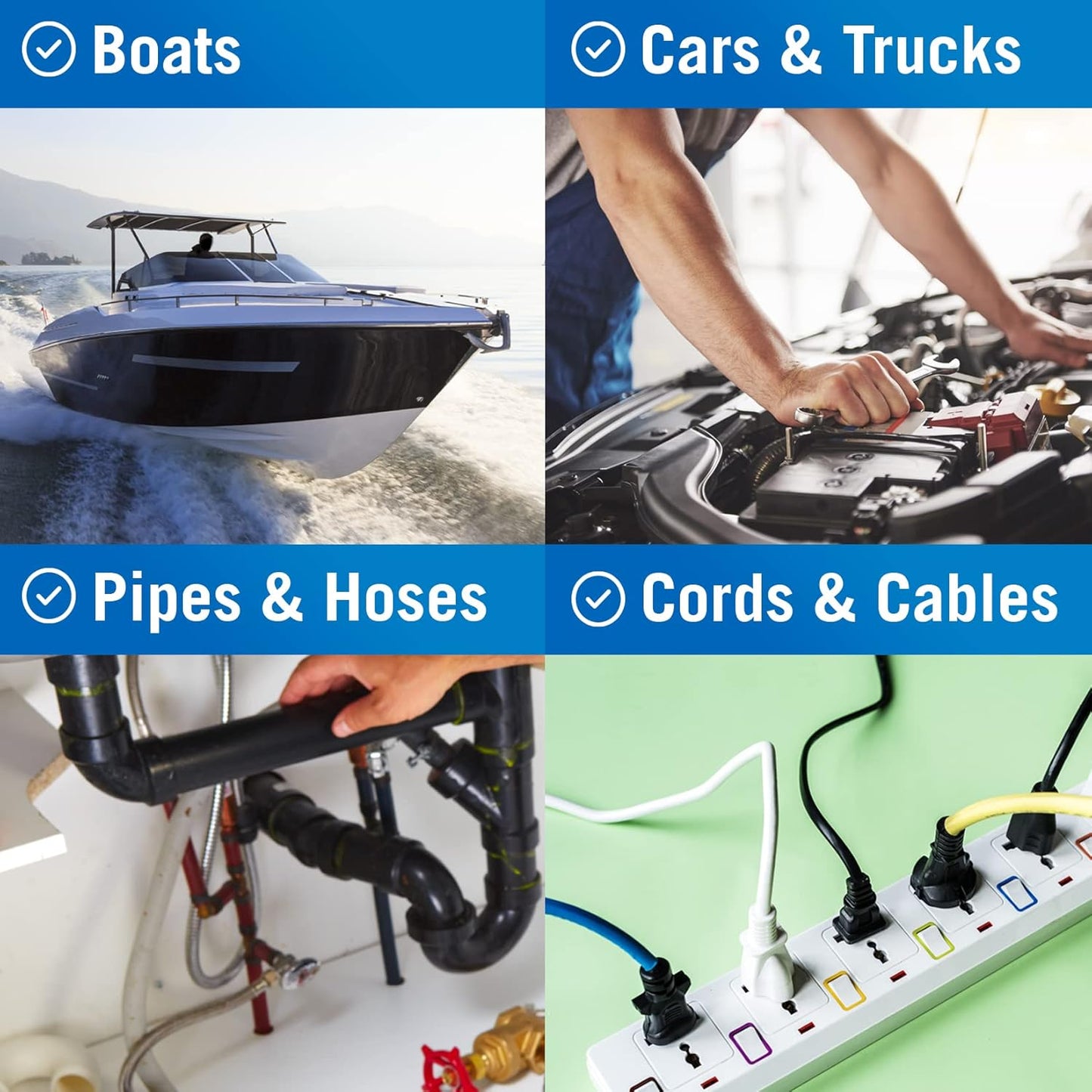 Clear Heavy Duty Silicone Tape, Self-Fusing Rubber Hose and Plumbing Water Pipe Repair Seal, Coax Electrical or Waterproof Tape for Leaks, 40ft