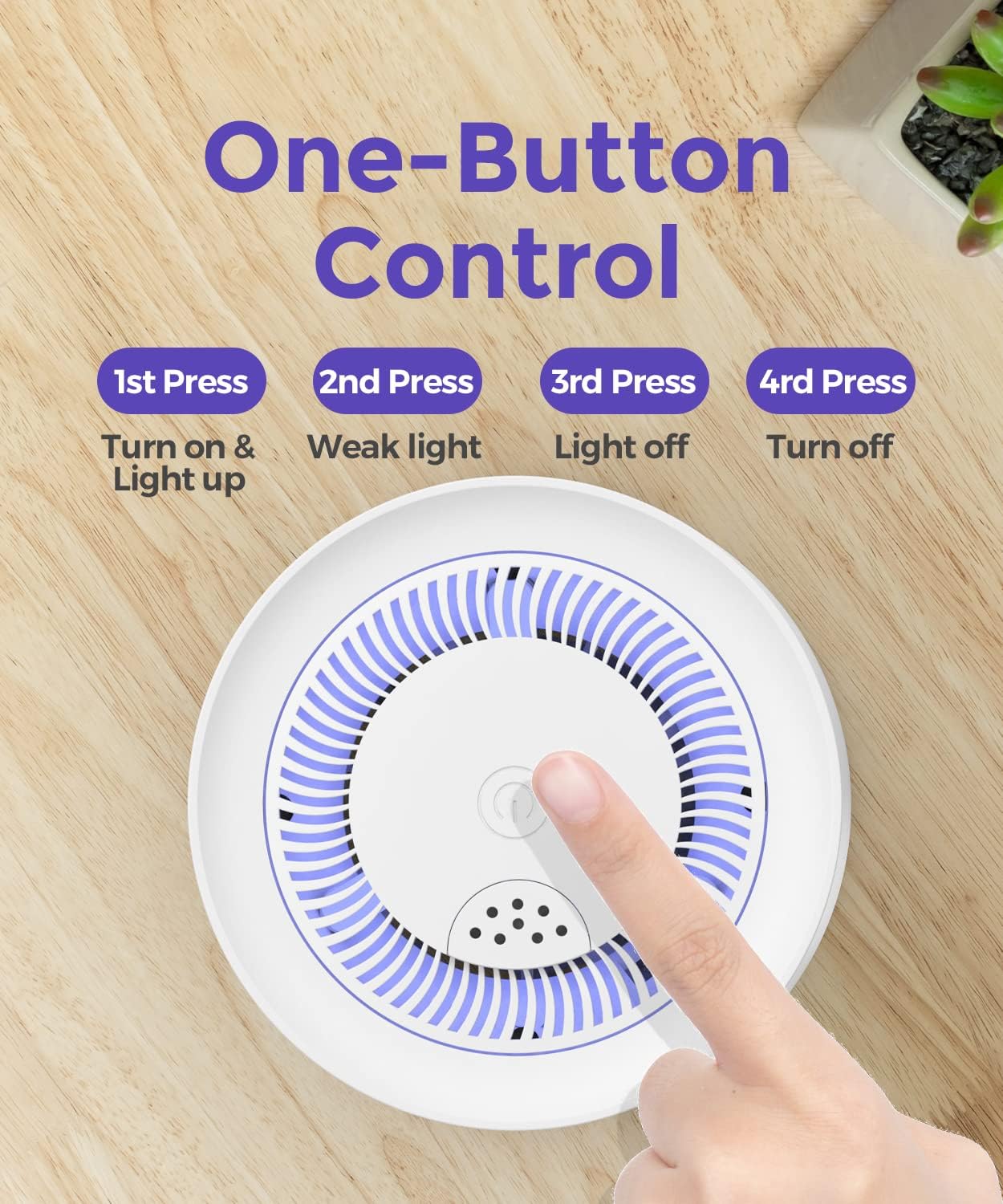 Small Air Purifier for Home Bedroom, Personal Desk Mini Air Purifier, Room Hepa Air Purifier Fresheners Cleaner for Dorm, Pets, Smoke, Desktop, Office (2 Pack)