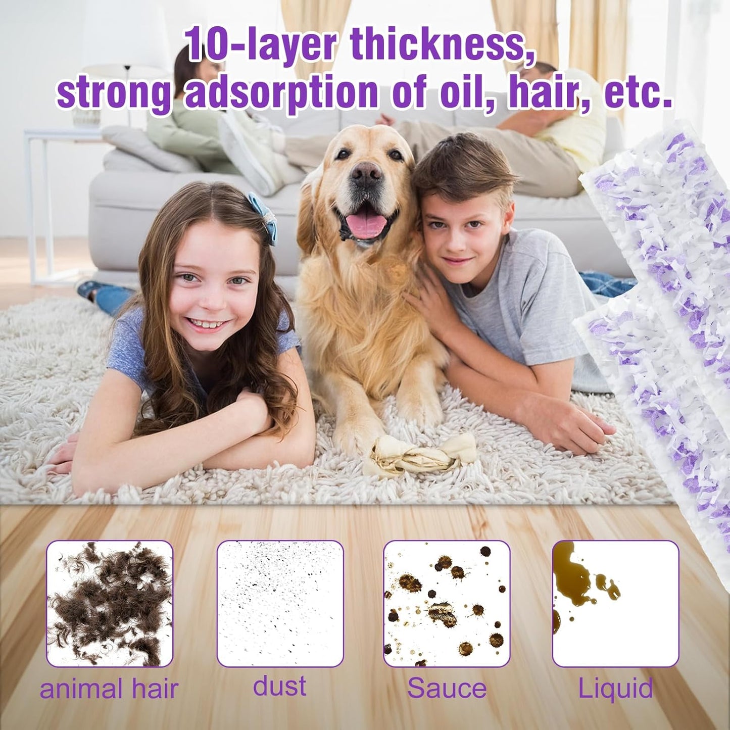 36 Pack Disposable Power Mop Refills Pads for Swiffer Power Mop,Spray Wet Pads Refill,Disposable Mop Pads for Wood Floors,Spray Mopping Pads Refills for Multi-Surface Floor Cleaning