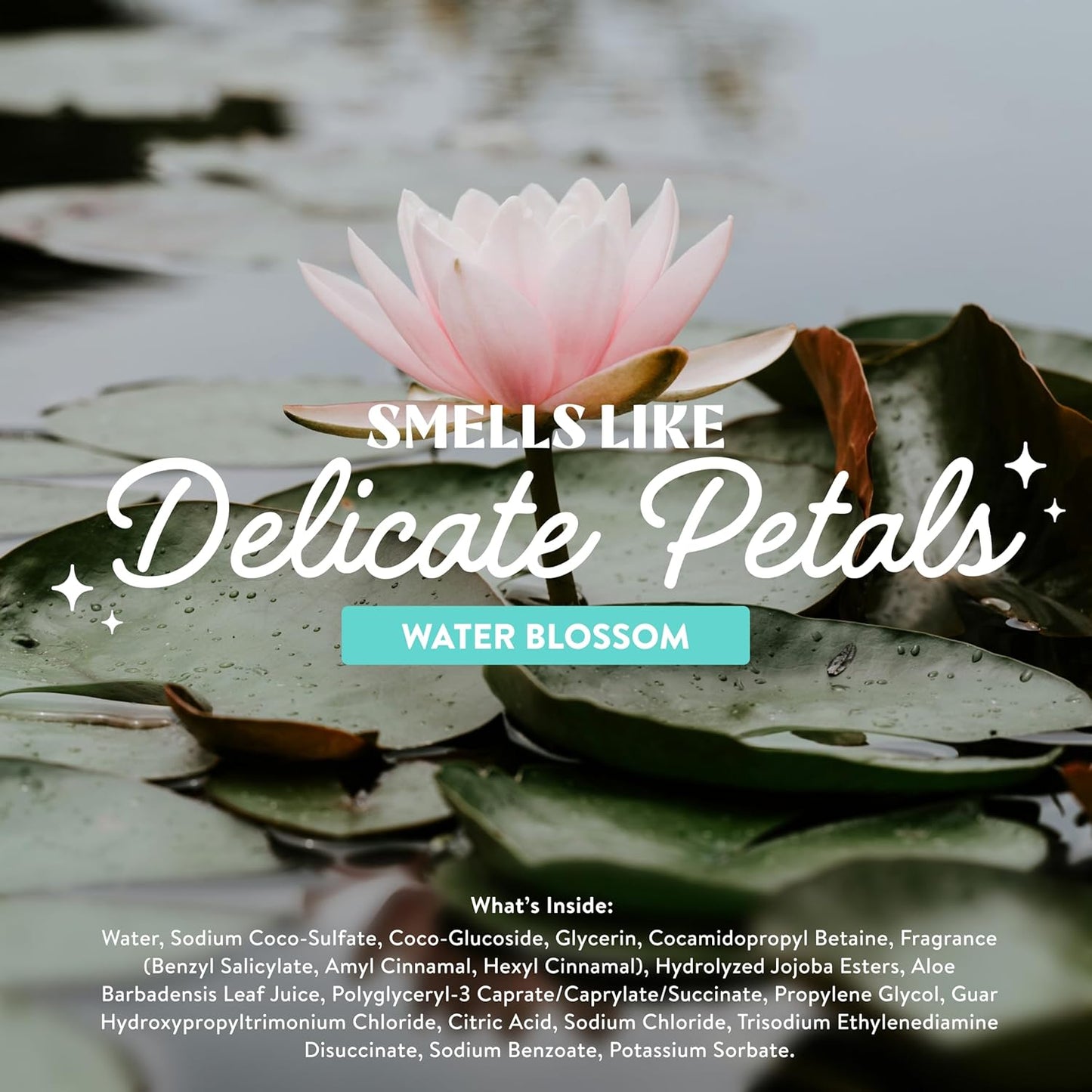 Cleancult Liquid Hand Soap Refill - Water Blossom - Moisturizes Dry & Sensitive Skin - Made with Aloe Vera & Essential Oils - Eco Friendly - Paper-Based Packaging - 32 oz/3 Pack