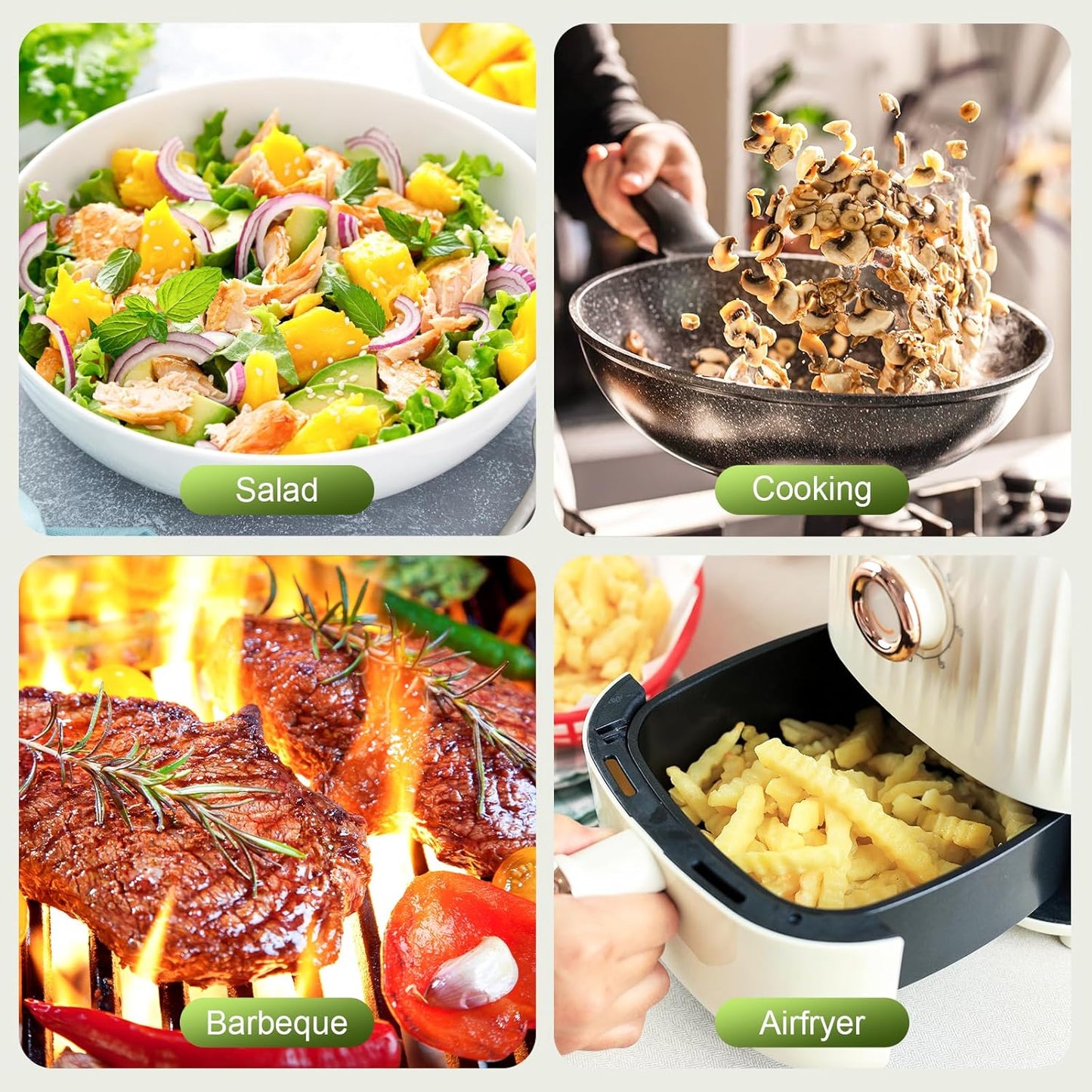 Ultrean Oil Sprayer for Cooking, 10oz/300ml Olive Oil Dispenser Bottle for Kitchen, Food-grade Glass Oil Bottle for Air Fryer, BBQ, Salad