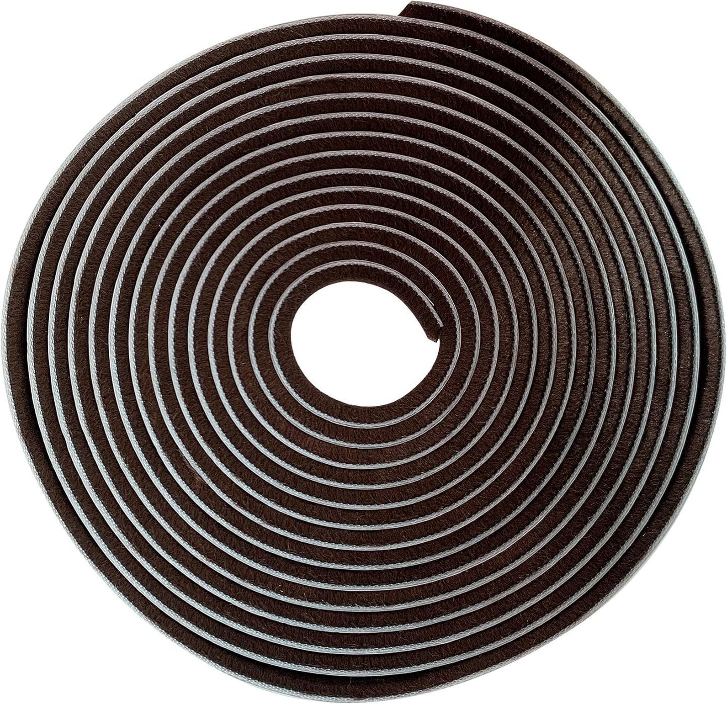 Weather Stripping Brush for Sliding Windows/Doors Frame Side,Pile Self Adhesive Weatherstrip Seal Strip Sealer (33ft x11/32 Backing x 3/16 Brush inch, Brown)