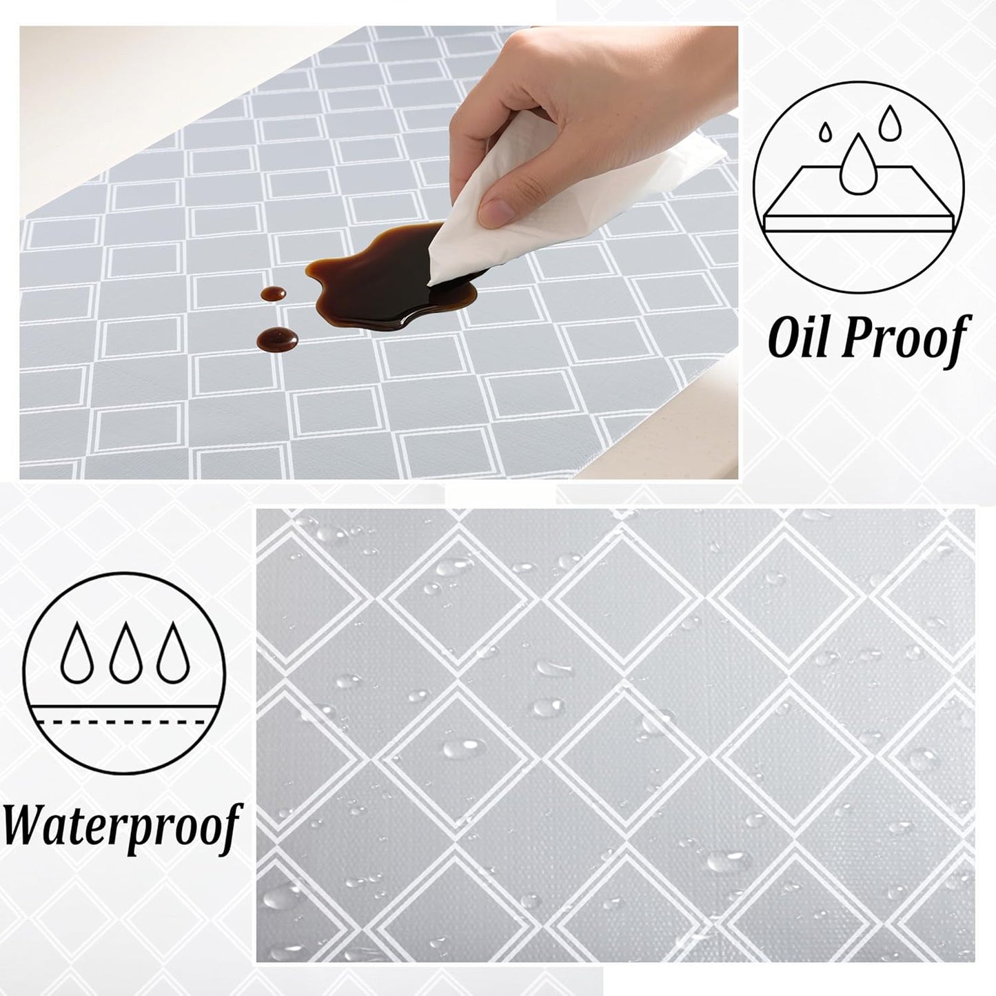 Drawer Liners for Kitchen Cabinets Non Adhesive Shelf Liner 15 Inch X 20 Ft Cabinet Liner Waterproof Dresser Drawer Liner Non Slip Shelf Paper for Kitchen Bathroom Closet Refrigerator Cupboard Pantry