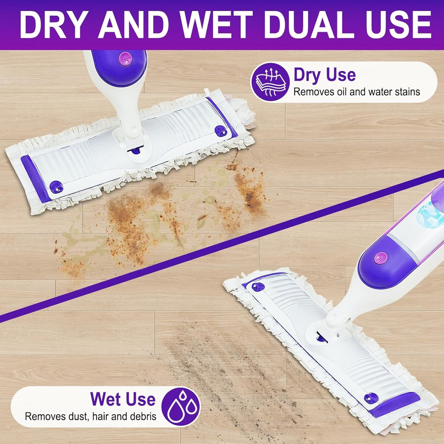 25 Count Power Mop Pads Refills for Swiffer Power Mop Pads,Compatible with Swiffer Power Mop Refills Replacement Disposable Power Mopping Pads Refills for Multi-Surface Floor Cleaning