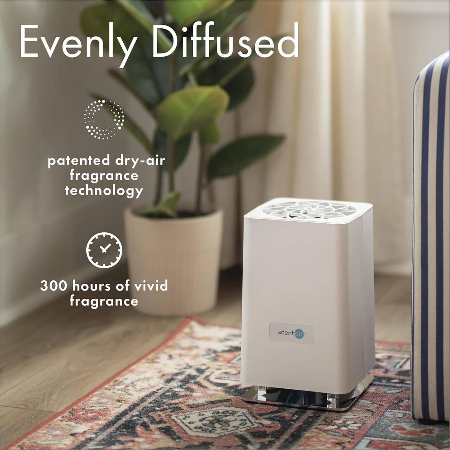 ScentAir Whisper Home Monthly Plug-in Refill, Fragrance Cartridge for Home and Office, Cannabis Neutralizer