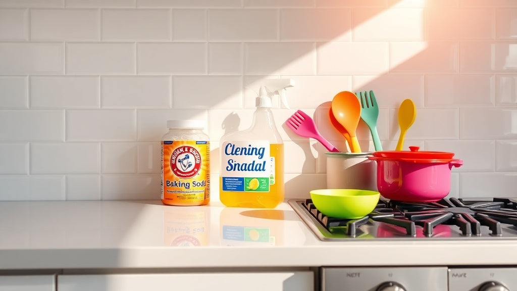 Kitchen Degrease Plan (Baking Soda + Vinegar Method)