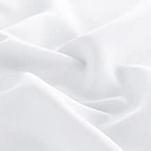 DWCN French Door Curtains – Rod Pocket Thermal Curtain for Doors with Glass Window, Kitchen and Patio Doors for Privacy, 54 X 80 Inches Long, 1 Curtain Panel with Tieback, Pure White