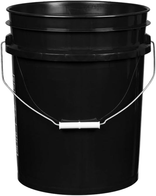 House Naturals 5 Gallon Premium HPDE Plastic Bucket - Made in USA Food Grade Storage Container, BPA
