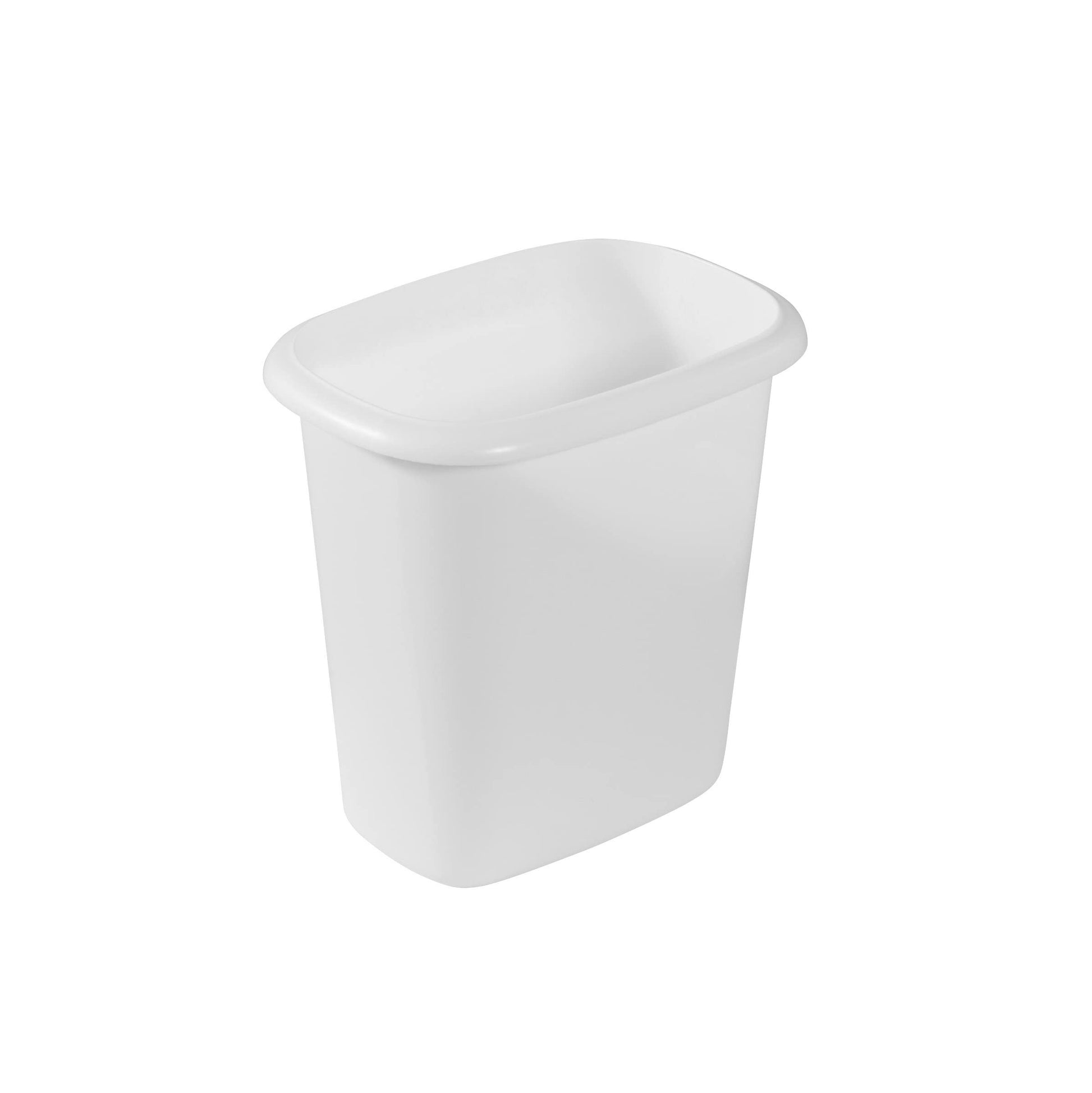 Rubbermaid Vanity Trash Can/Wastebasket 1.5-Gallons/6-Quarts White for Under