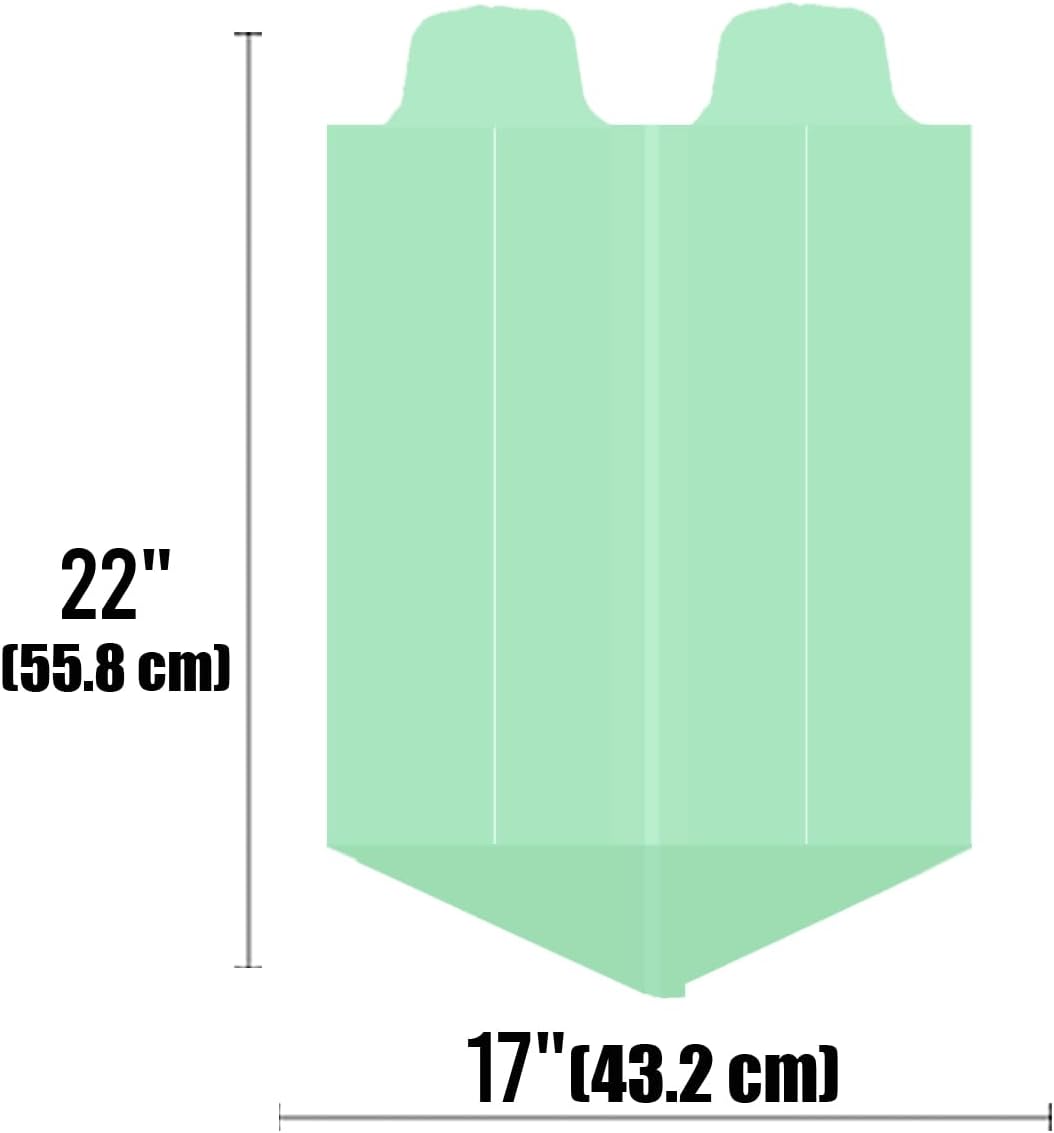 3 Gallon Flap Tie Compostable Trash Bags, 300 Count Small Compost Bags, Biodegradable Kitchen Garbage Bags, Food Scrap Waste Bags for Countertop Bin, ASTM D6400, US BPI Certified