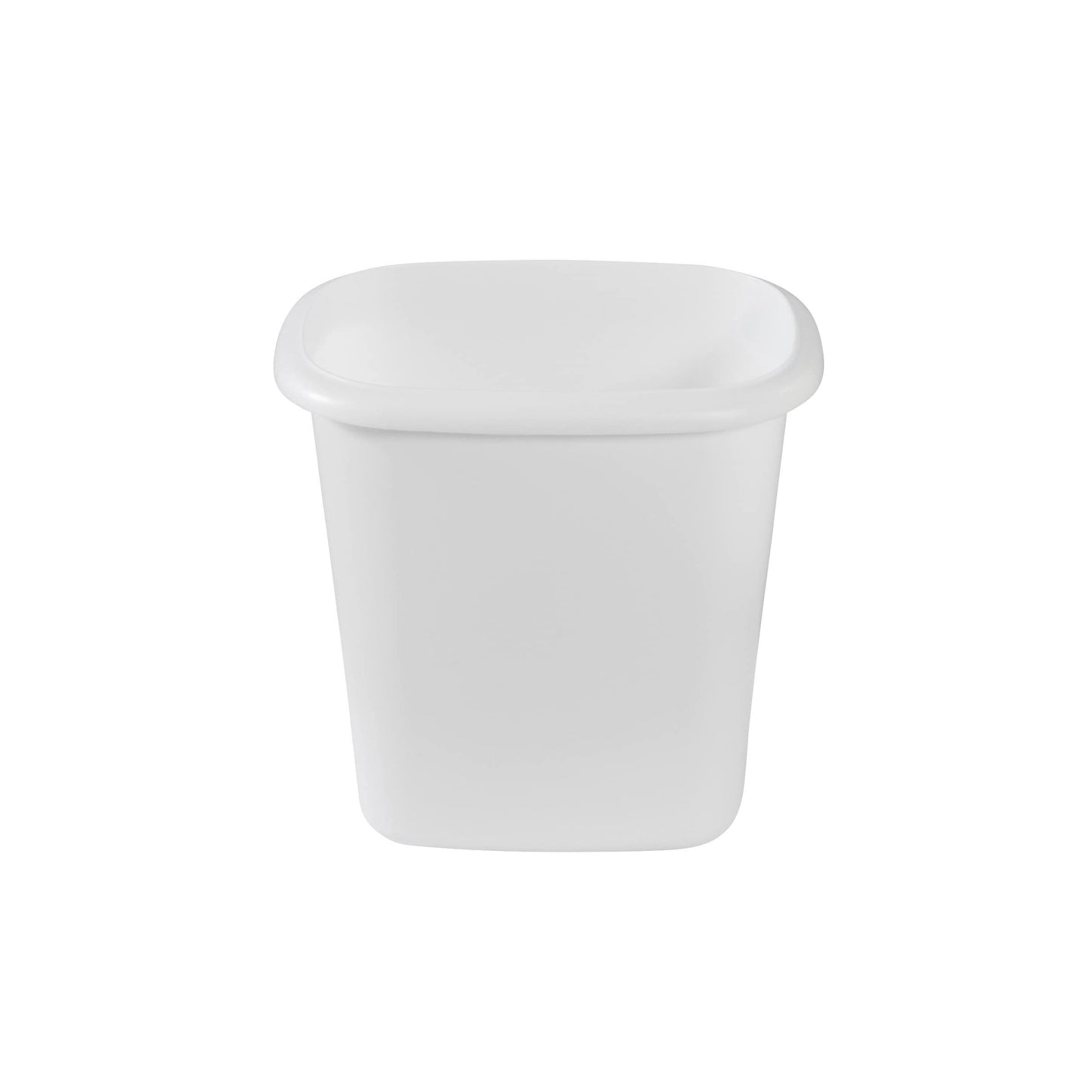 Rubbermaid Vanity Trash Can/Wastebasket 1.5-Gallons/6-Quarts White for Under