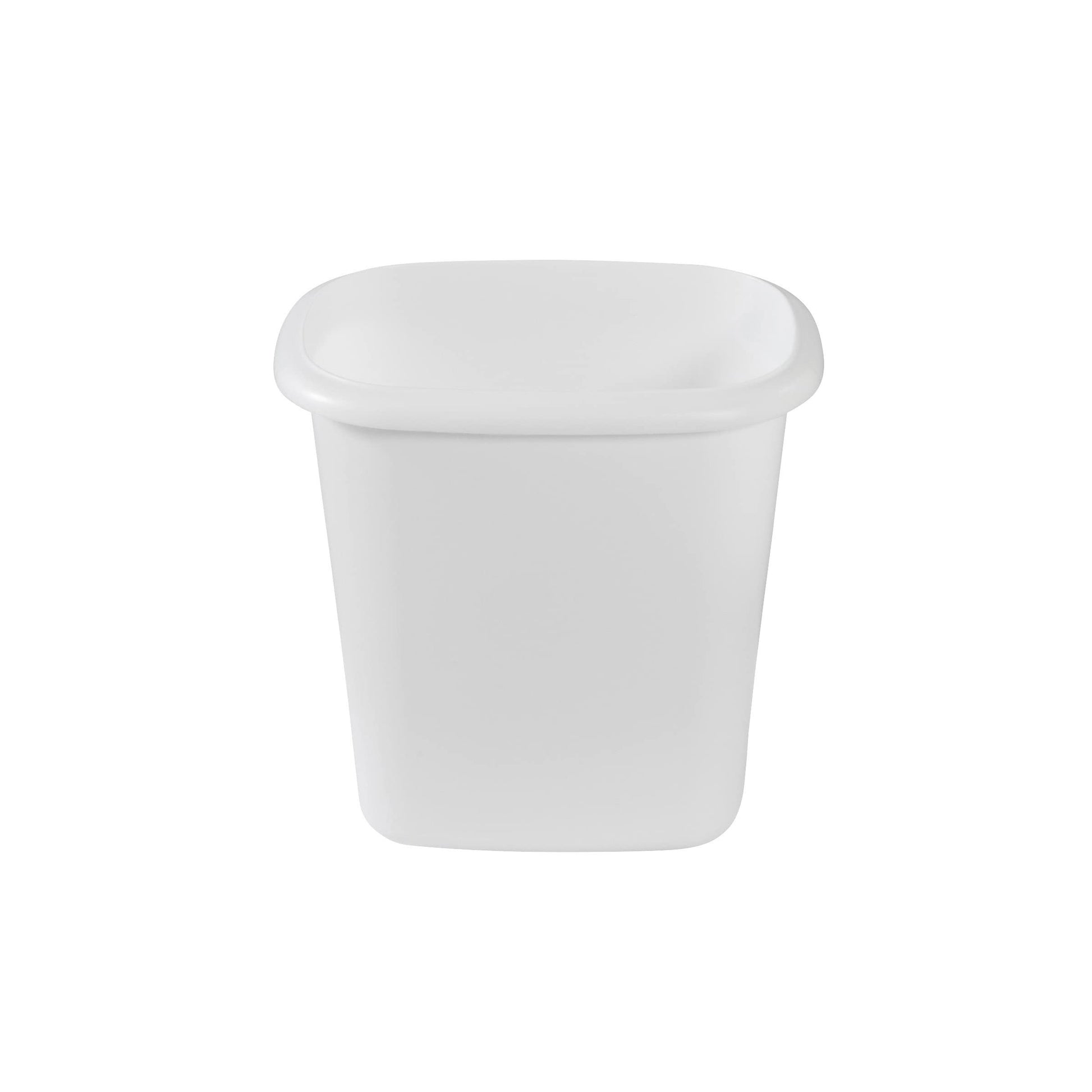 Rubbermaid Vanity Trash Can/Wastebasket 1.5-Gallons/6-Quarts White for Under