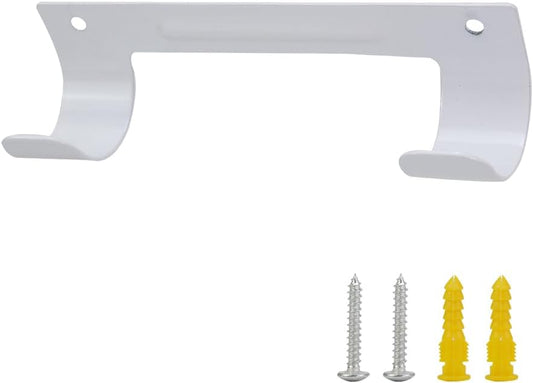 Ironing Board Hanger Wall Mount Ironing Board Holder Organizer Wall Rack for Laundry Rooms Storage Rack Hanging Shelf Hanger (White)