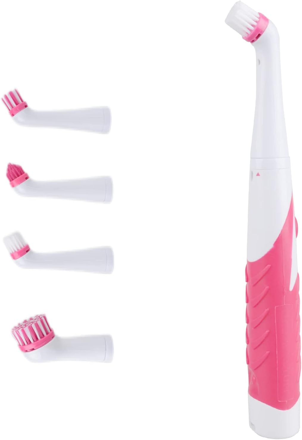 Electric Brush with 4-in-1 Multiple Brush Heads, Cordless Motorized Cleaning Brush for Bathroom, Toilet, Kitchen, Tile, Crevice