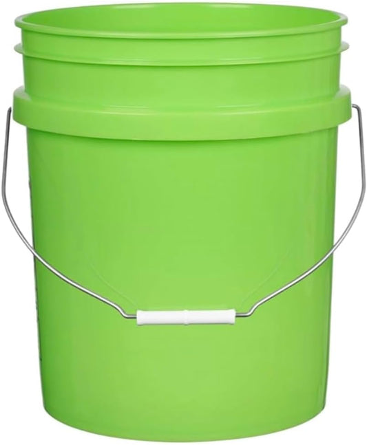 House Naturals 5 Gallon Premium HPDE Plastic Bucket - Made in USA Food Grade Storage Container, BPA