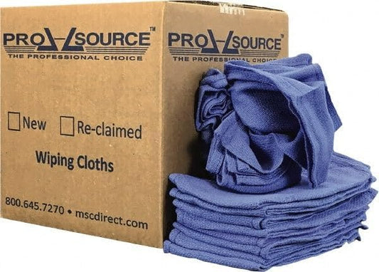 PRO SOURCE 5 Lb Box Virgin Surgical Lint-Free Blue Cotton Huck Towels: 16" x 25"