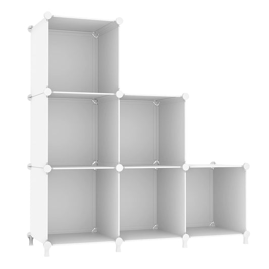 AWTATOS Closet Organizers and Storage, 6 Cube Storage Organizer, White