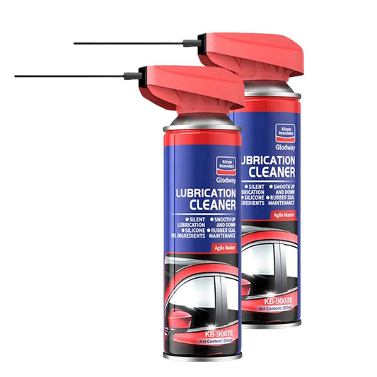 Glodway Specialist Silicone Lubricant Spary,Garage Door Lubricant Oil,with Smart Straw Sprays 2 Ways,for Door Higne,Bike,Sewing Machine,Metal Parts,10 OZ（Pack 2）