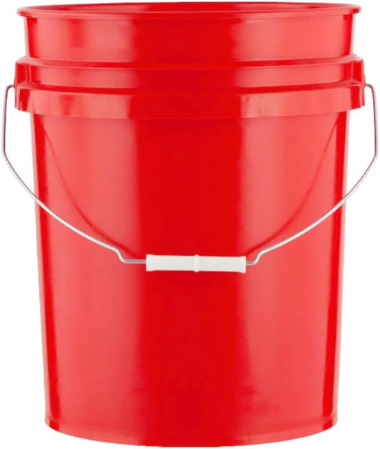 House Naturals 5 Gallon Premium HPDE Plastic Bucket - Made in USA Food Grade Storage Container, BPA