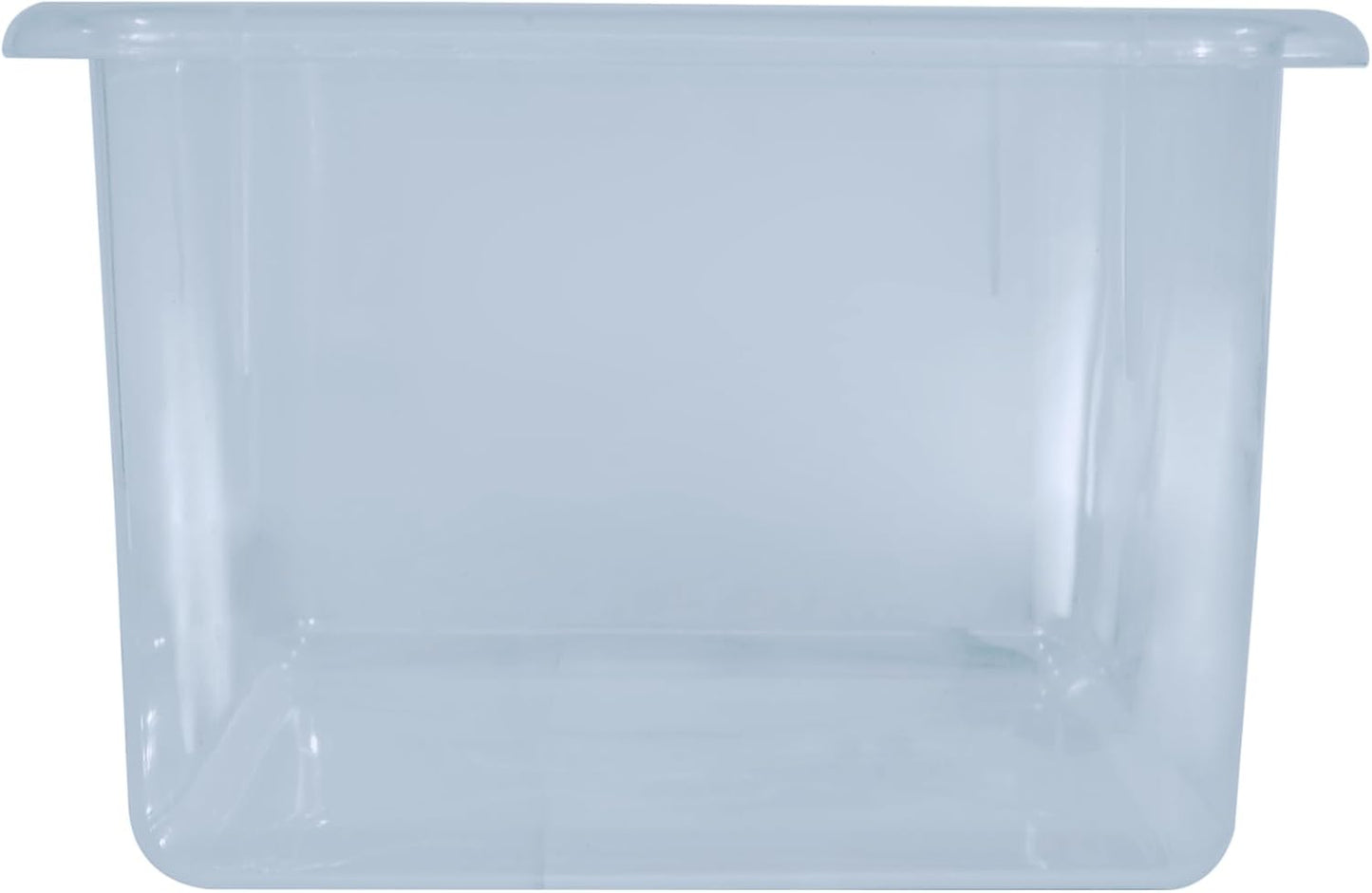 Wood Designs Cubby Storage Bin, Heavy Duty Plastic Containers for Kids Translucent Clear Cubby Tray Set of 12