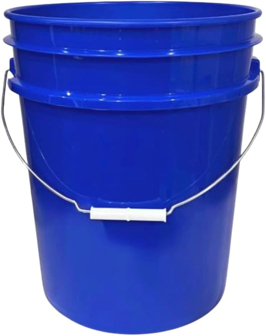 House Naturals 5 Gallon Premium HPDE Plastic Bucket - Made in USA Food Grade Storage Container, BPA