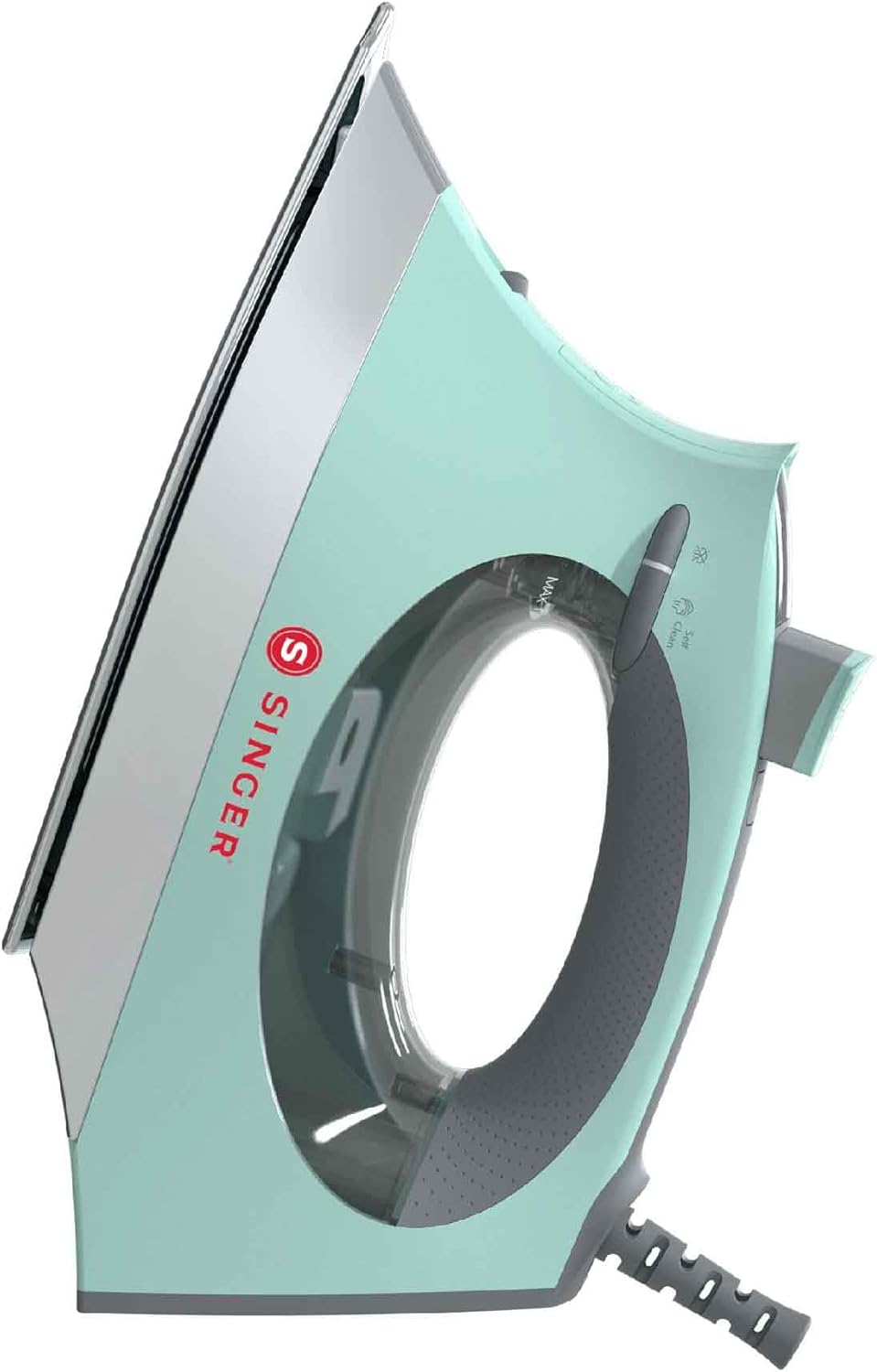 SINGER SteamCraft Plus Digital Display Iron, Five Fabric Settings, OnPoint Tip for Easy Ironing, 1750W, Vertical Steam, 300ml Tank, Stainless Steel Soleplate, Auto Shut Off after 30 Minutes