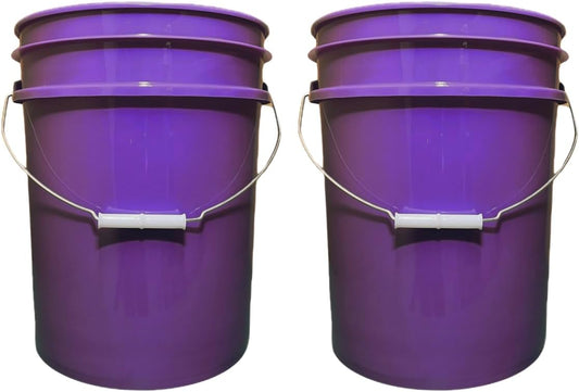 House Naturals 5 Gallon Premium HPDE Plastic Bucket - Made in USA Food Grade Storage Container, BPA