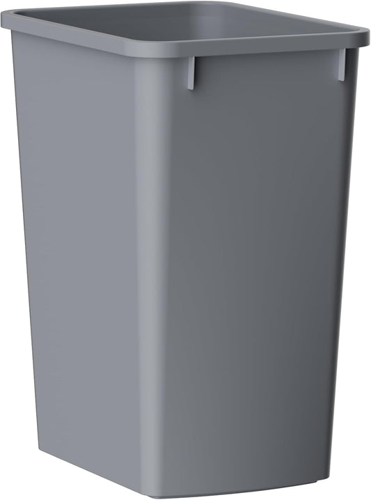 ROOMTEC 35QT Kitchen Trash Can, Lightweight and Sturdy Slim Trash Can, Wastebaskets for Office, Workspace, Kitchen, Bathroom, Easy to Clean, 1 Pack