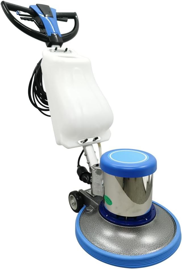 Floor Scrubber Buffer Polisher Commercial Floor Scrubber Machine 17" Tile Floor Cleaning and Polishing Machine 110V 1100W