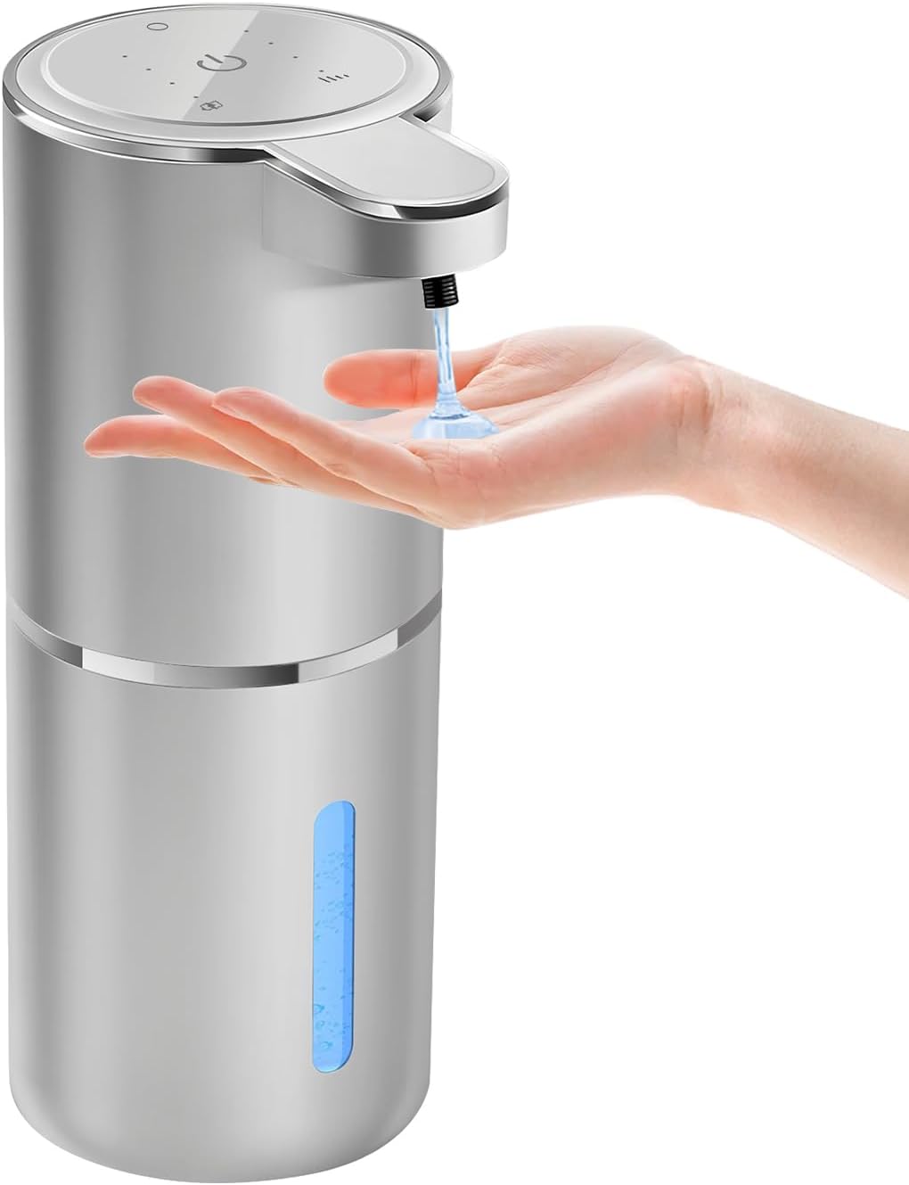 Automatic Liquid Soap Dispenser Bathroom Kitchen Dish Liquid Body Shampoo Shower Gel Hand Free Liquid Wall Mount Touchless Soap Dispenser 380ml Auto Liquid Dispenser Sylfu